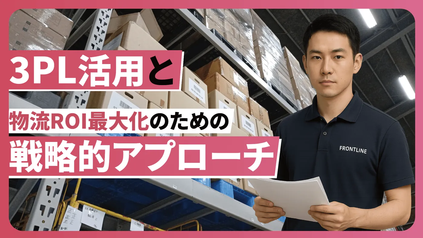 3PL活用と物流ROI最大化のための戦略的アプローチ