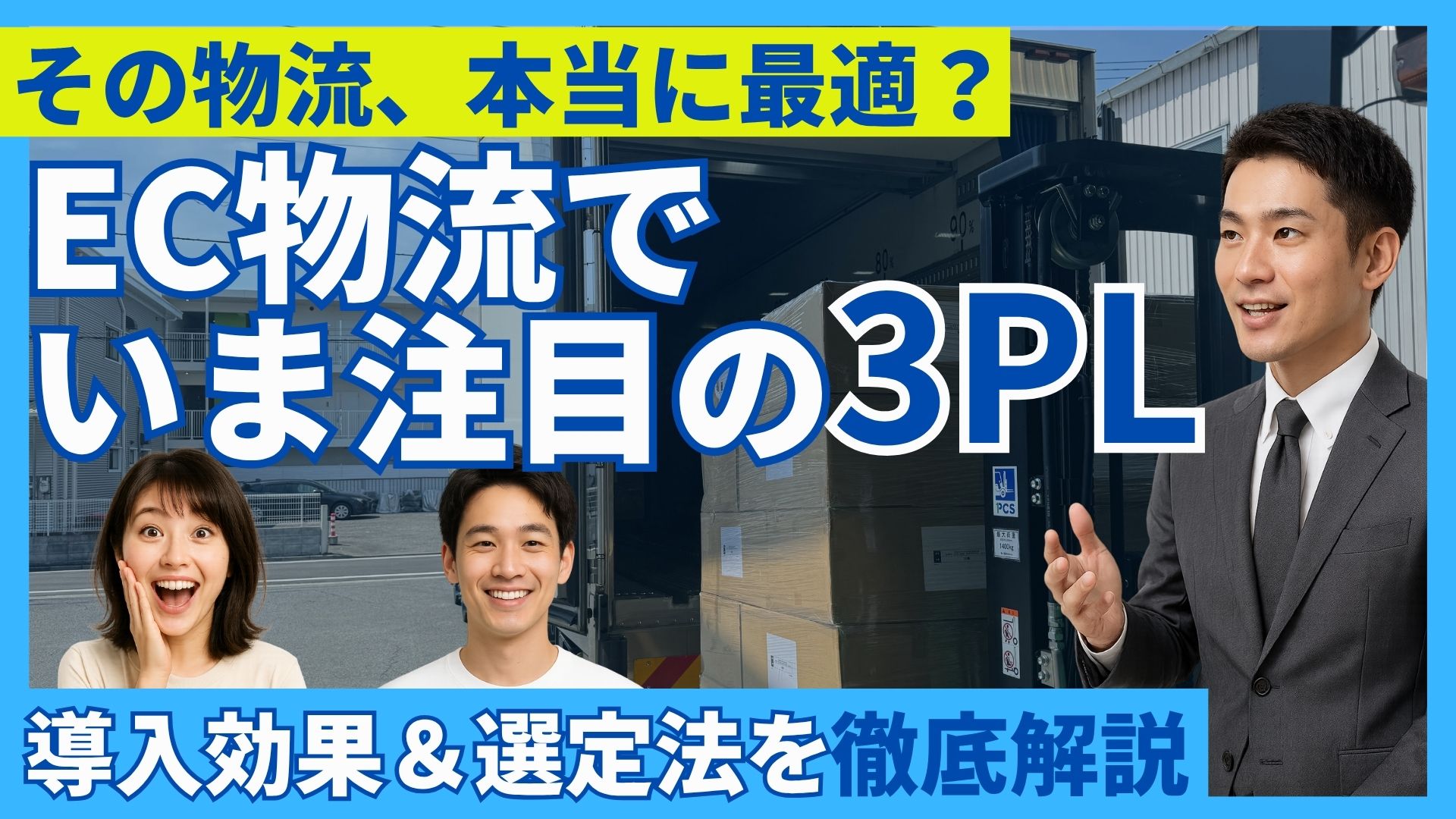 EC物流における3PLとは？導入メリットと選定ポイントを徹底解説