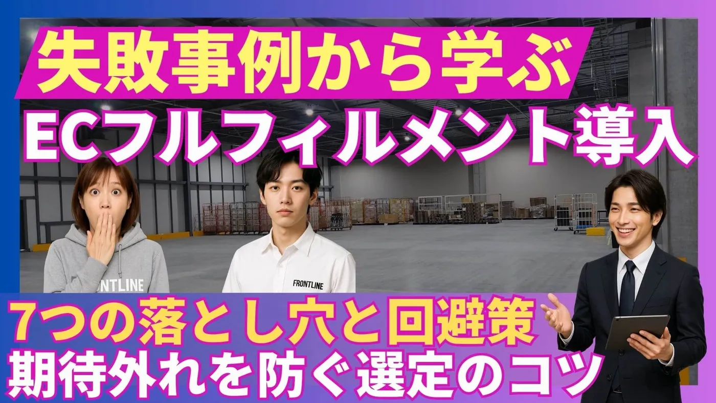 期待外れを防ぐ！ECフルフィルメントサービスの失敗から学ぶ選定術