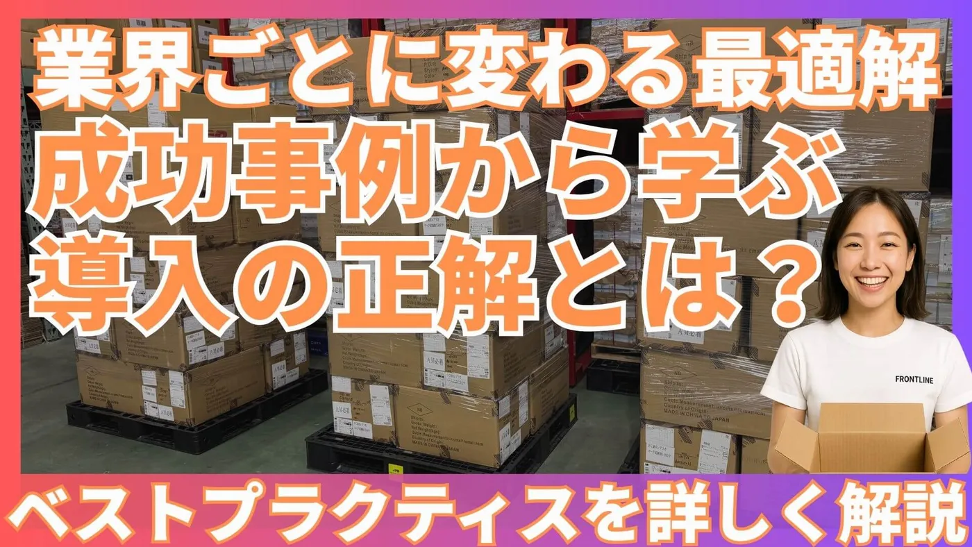 業界別成功事例とベストプラクティス【フルフィルメント導入の実践ステップと運用成功の秘訣】