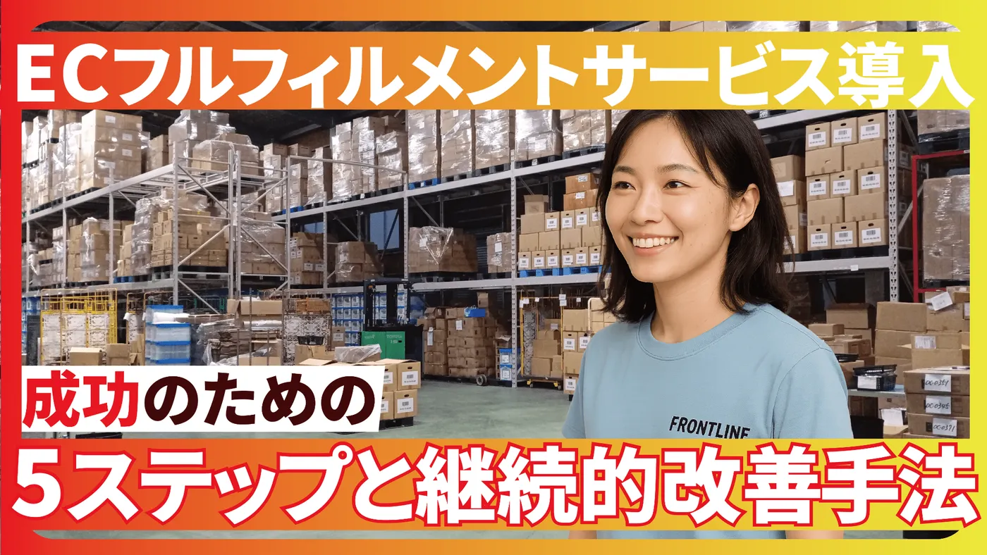 ECフルフィルメントサービス導入成功のための5ステップと継続的改善手法