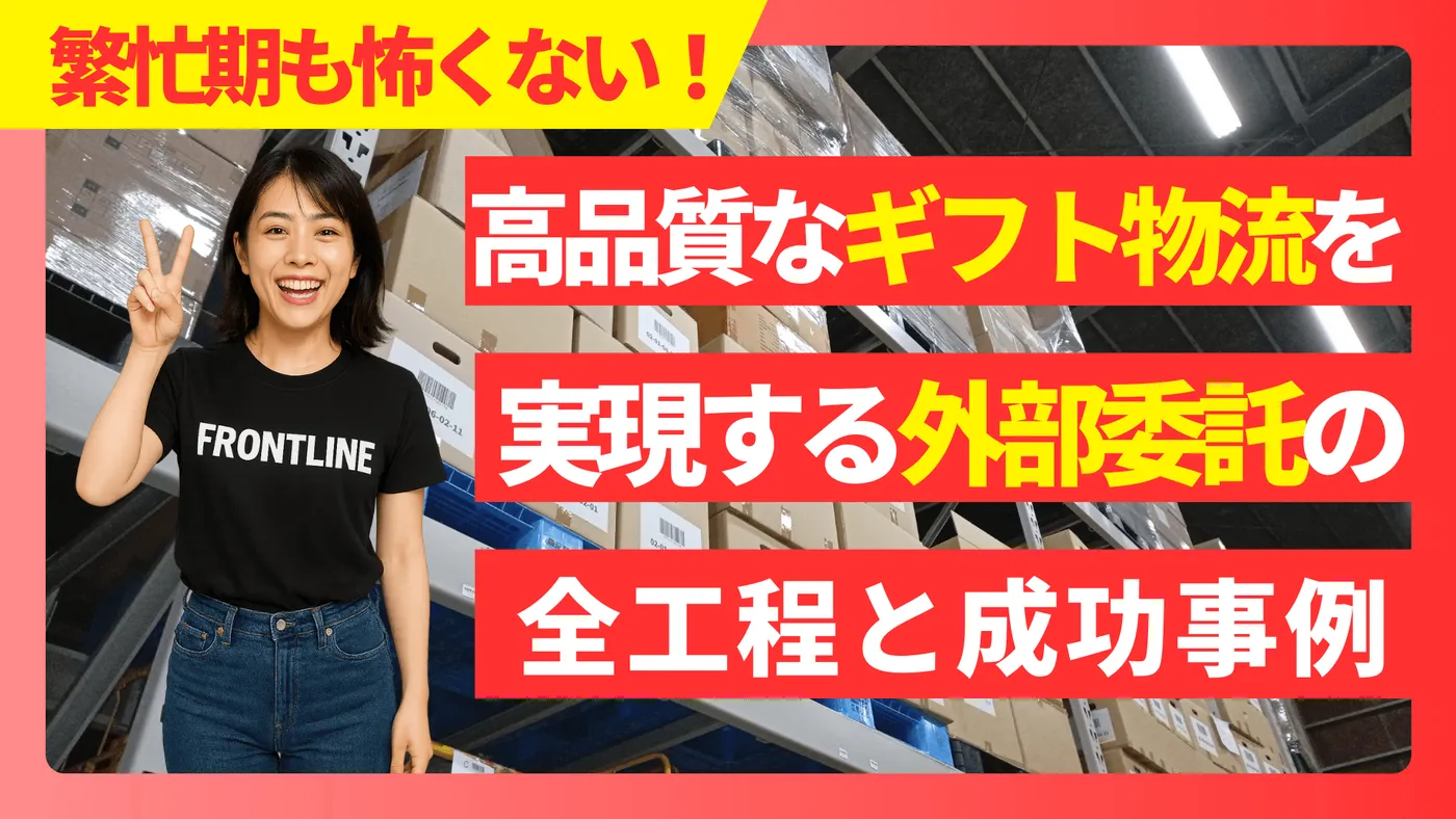 繁忙期も怖くない！高品質なギフト物流を実現する外部委託の全工程と成功事例