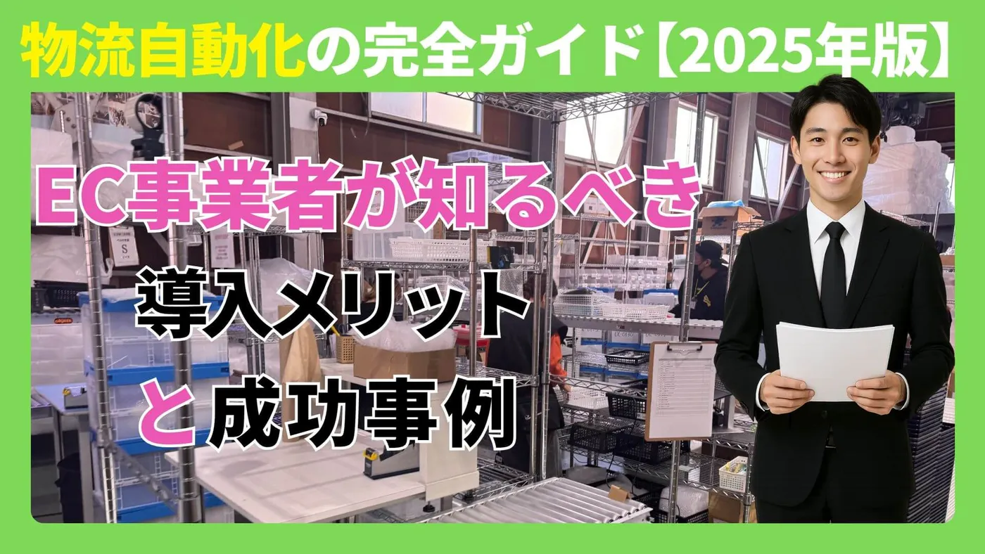 物流自動化の完全ガイド【2025年最新版】EC事業者が知るべき導入メリットと成功事例