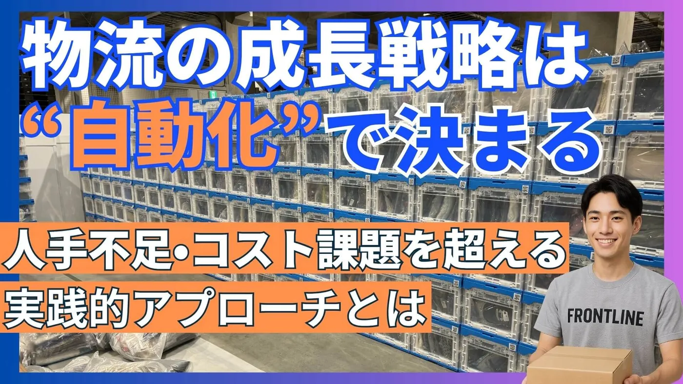 物流自動化で勝ち残る!企業成長を加速させる5つのメリットと成功戦略