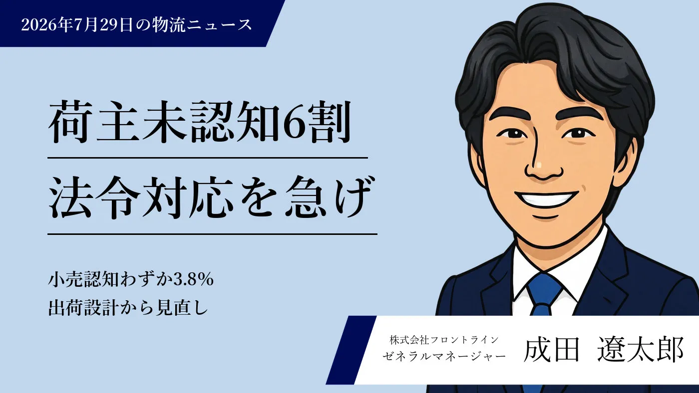 物流効率化法の認知度格差と共創型イノベーションが示す業界変革の現在地