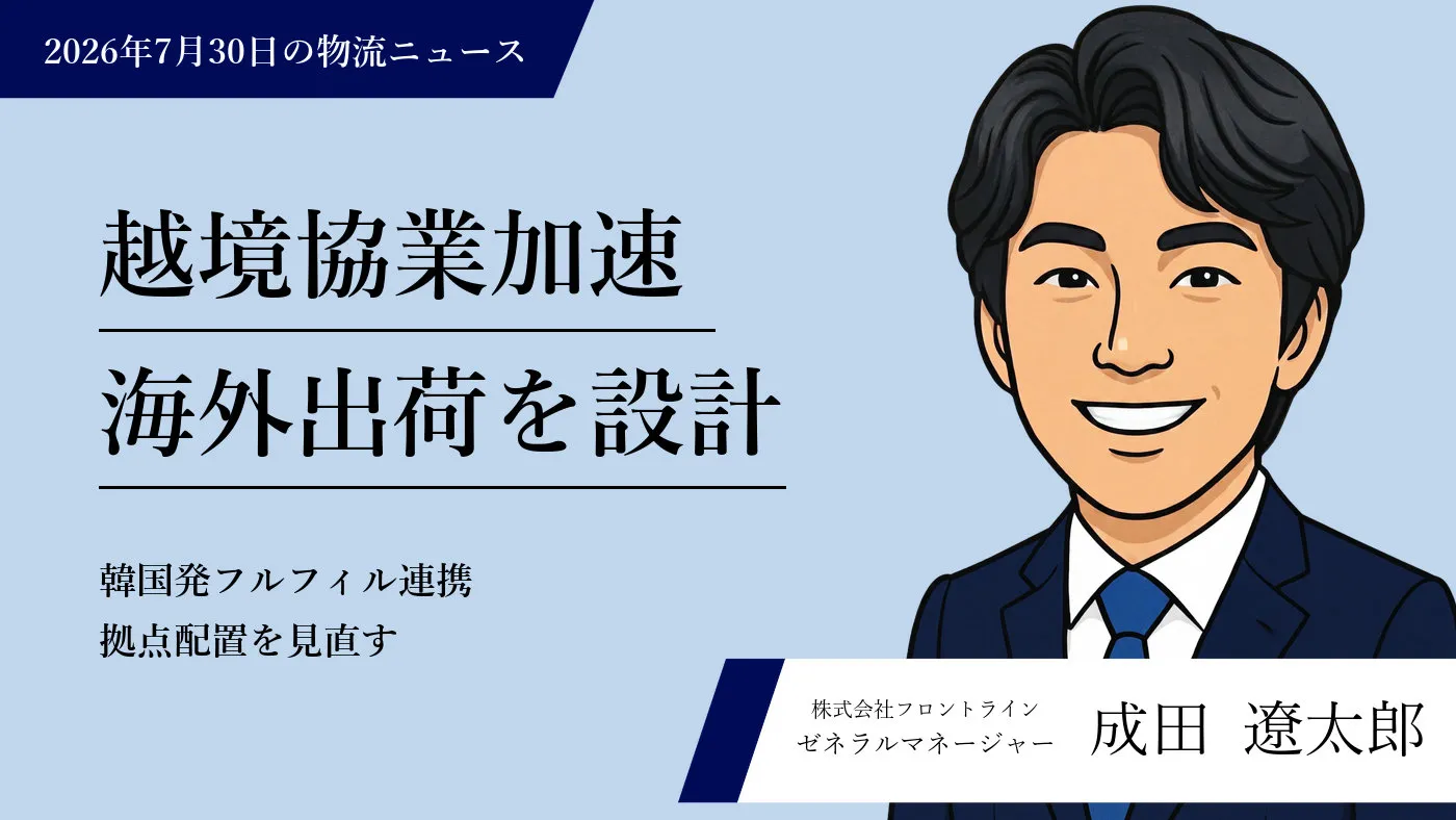 SCMのパラダイムシフトからサイバー免責まで、物流の構造変化が加速