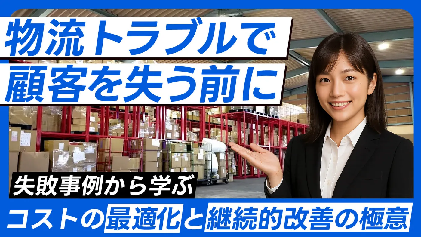 物流トラブルで顧客を失う前に！失敗事例から学ぶコスト最適化と継続的改善の極意