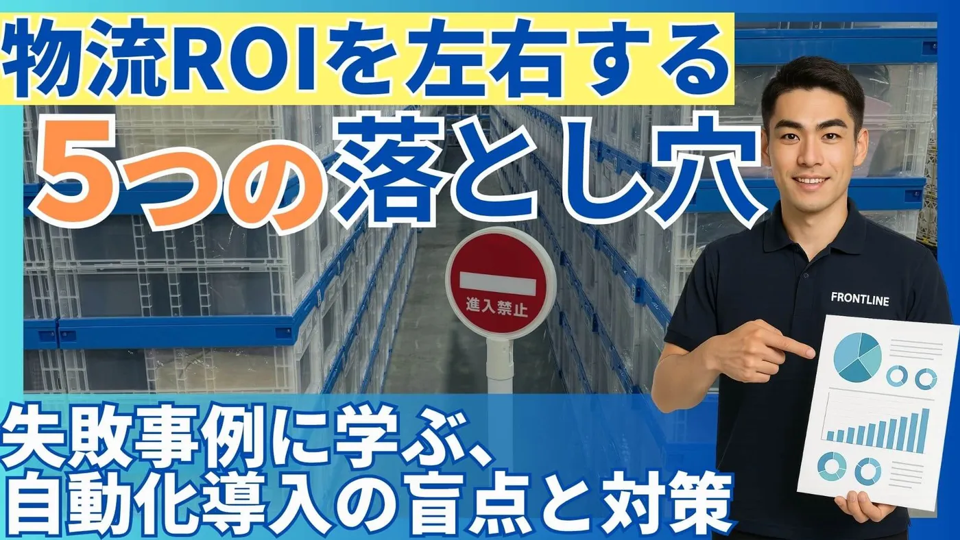 物流ROI最大化！失敗事例から学ぶ自動化導入5つの落とし穴