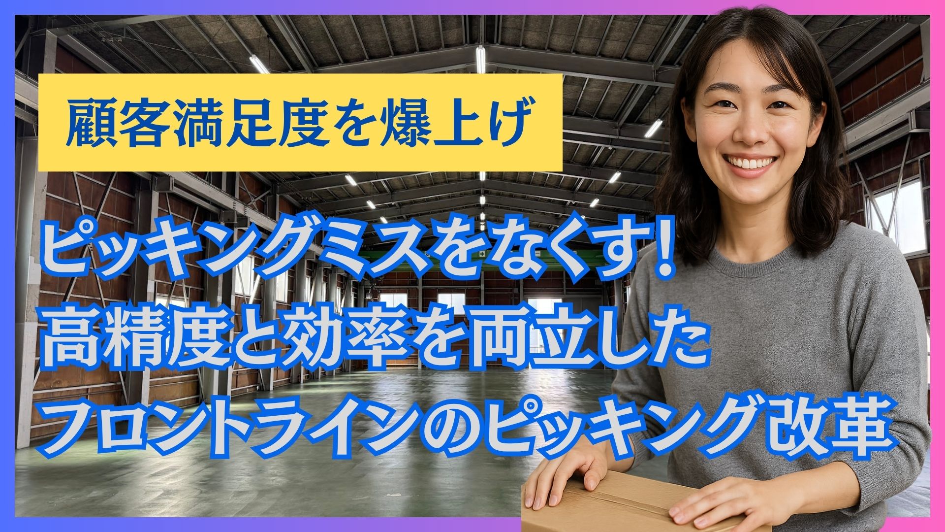 物流倉庫におけるピッキング完全ガイド:基礎知識から効率化まで