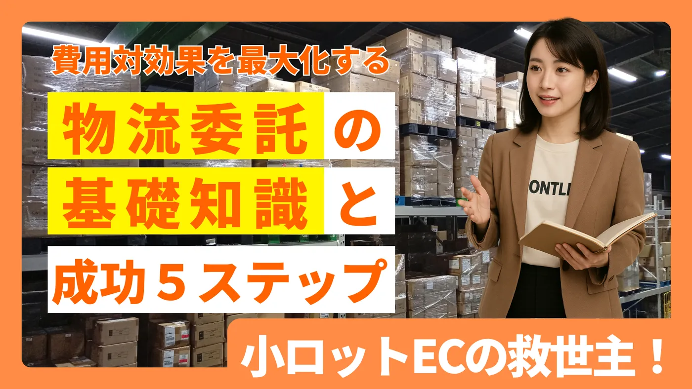 小ロットECの救世主！費用対効果を最大化する物流委託の基礎知識と成功5ステップ