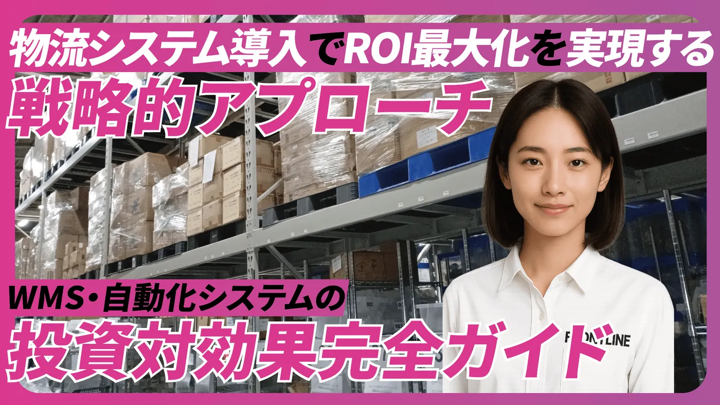 物流システム導入でROI最大化を実現する戦略的アプローチ：WMS・自動化システムの投資対効果完全ガイド
